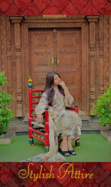 Original Pakistani Lahore Boutique Pure Lawn Stitched 3Pcs